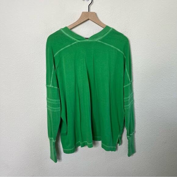 Free People FP Movement Women's All Star Layer Long Sleeve Green Womens Size S - Picture 6 of 8